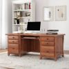 Picture of Congleton Live Edge Solid Wood Home Office Modern Executive Desk