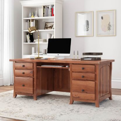 UMBUZÖ Solid Wood Desk - Home Office Desk