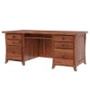 Picture of Congleton Live Edge Solid Wood Home Office Modern Executive Desk