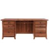 Picture of Congleton Live Edge Solid Wood Home Office Modern Executive Desk