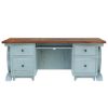Picture of Eden Blue Solid Wood Home Office Executive Desk
