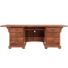 Picture of Maldon Solid Wood Large Home Office Desk with Drawers