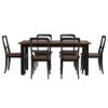 Picture of Bolsover Two Tone Solid Wood Farmhouse Dining Room Set