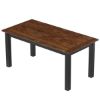 Picture of Bolsover Two Tone Solid Wood Farmhouse Dining Room Set