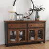 Bolsover Two Tone Solid Wood Farmhouse Large Sideboard Cabinet.