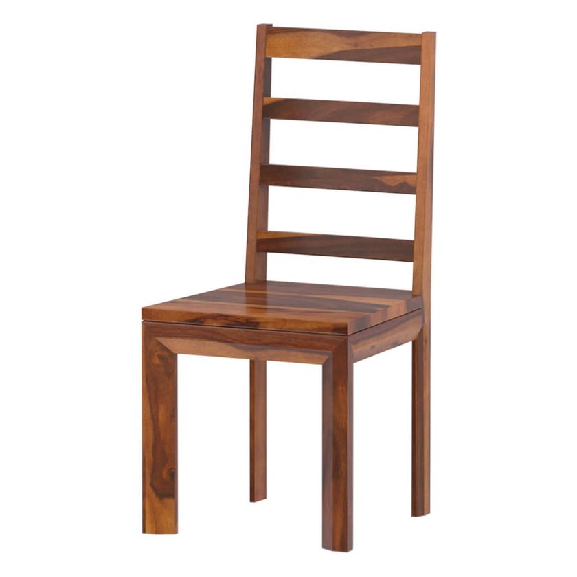 Picture of Granada Rustic Solid Wood Ladder-Back Dining Chairs