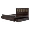 Picture of La Junta Solid Wood 4 Piece Storage Bedroom Set 