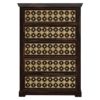 Picture of La Junta Diamond Empire Solid Wood Brass Inlay 5 Drawer Tall Dresser
