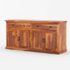 Picture of Clermont Solid Wood Large Credenza Cabinet