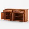 Picture of Clermont Solid Wood Large Credenza Cabinet
