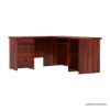 Picture of Orki Solid Wood L Shaped Computer Desk with Drawers