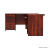 Picture of Orki Solid Wood L Shaped Computer Desk with Drawers