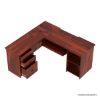 Picture of Orki Solid Wood L Shaped Computer Desk with Drawers