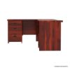 Picture of Orki Solid Wood L Shaped Computer Desk with Drawers
