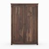 Picture of Pioneer Transitional Solid Wood Armoire Wardrobe with  Drawers