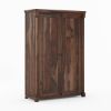 Picture of Pioneer Transitional Solid Wood Armoire Wardrobe with  Drawers