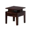Picture of Santa Fe Elevated Solid Wood End Table With 1 Drawer
