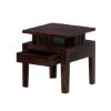 Picture of Santa Fe Elevated Solid Wood End Table With 1 Drawer