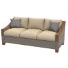 Picture of Mykonos 5 Seater Outdoor Teak and Rattan Sofa Set