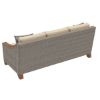 Picture of Mykonos Rattan Teak 3-Seat Outdoor Sofa