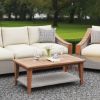 Picture of Mykonos Teak Patio Rectangular Coffee Table