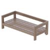 Picture of Santorini 3 Seater Teak Wood Outdoor Sofa