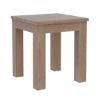 Picture of Santorini Modern Rustic Solid Teak Wood Outdoor Square End Table