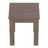 Picture of Santorini Modern Rustic Solid Teak Wood Outdoor Square End Table
