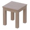 Picture of Santorini Modern Rustic Solid Teak Wood Outdoor Square End Table