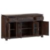 Picture of Sela Classic Rustic Solid Wood Large Buffet Cabinet with Drawers