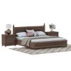 Picture of Newari Rustic Solid Wood Hand-Carved 3-Piece Bedroom Set