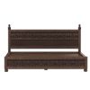 Picture of Newari Rustic Solid Wood Hand-Carved 3-Piece Bedroom Set