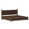 Picture of Newari Rustic Solid Wood Traditional Hand-Carved Platform Bed