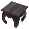 Picture of Santa Fe Rustic Solid Wood Square Opium End Table