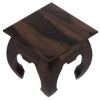 Picture of Santa Fe Rustic Solid Wood Square Opium End Table