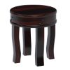 Picture of Manitoba Rustic Solid Wood Full Moon Round End Table