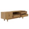 Picture of Palermo Mid-Century Modern Teak Wood TV Stand (70")