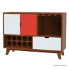 Picture of Ambrose Mid Century Modern Solid Wood Small Sideboard Cabinet