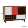 Picture of Ambrose Mid Century Modern Solid Wood Small Sideboard Cabinet