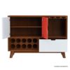 Picture of Ambrose Mid Century Modern Solid Wood Small Sideboard Cabinet