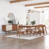 Picture of Aragon Two Tone Mid Century Modern 10 Piece Dining Room Set