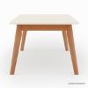 Picture of Aragon Two Tone Mid Century Modern 10 Piece Dining Room Set
