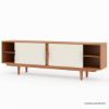 Picture of Aragon Two Tone Mid Century Modern 10 Piece Dining Room Set