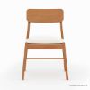 Picture of Aragon Two Tone Mid-century Modern Teak Wood Dining Chair