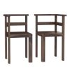 Picture of Pescara Rustic Rosewood Dining Corner Chair