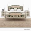 Picture of Cotswolds Shabby Chic Handpainted Mango Wood Bed