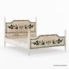 Picture of Cotswolds Shabby Chic Handpainted Mango Wood Bed