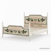 Picture of Cotswolds Shabby Chic Handpainted Mango Wood Bed