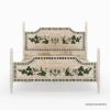 Picture of Cotswolds Shabby Chic Handpainted Mango Wood Bed