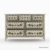 Picture of Cotswolds Handpainted Mango Wood 7 Drawer Bedroom Dresser